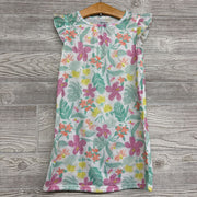 NEW Flutter Sleeve PJ Gown, & 2 Pc PJs Flowers Dotted Lines 4t