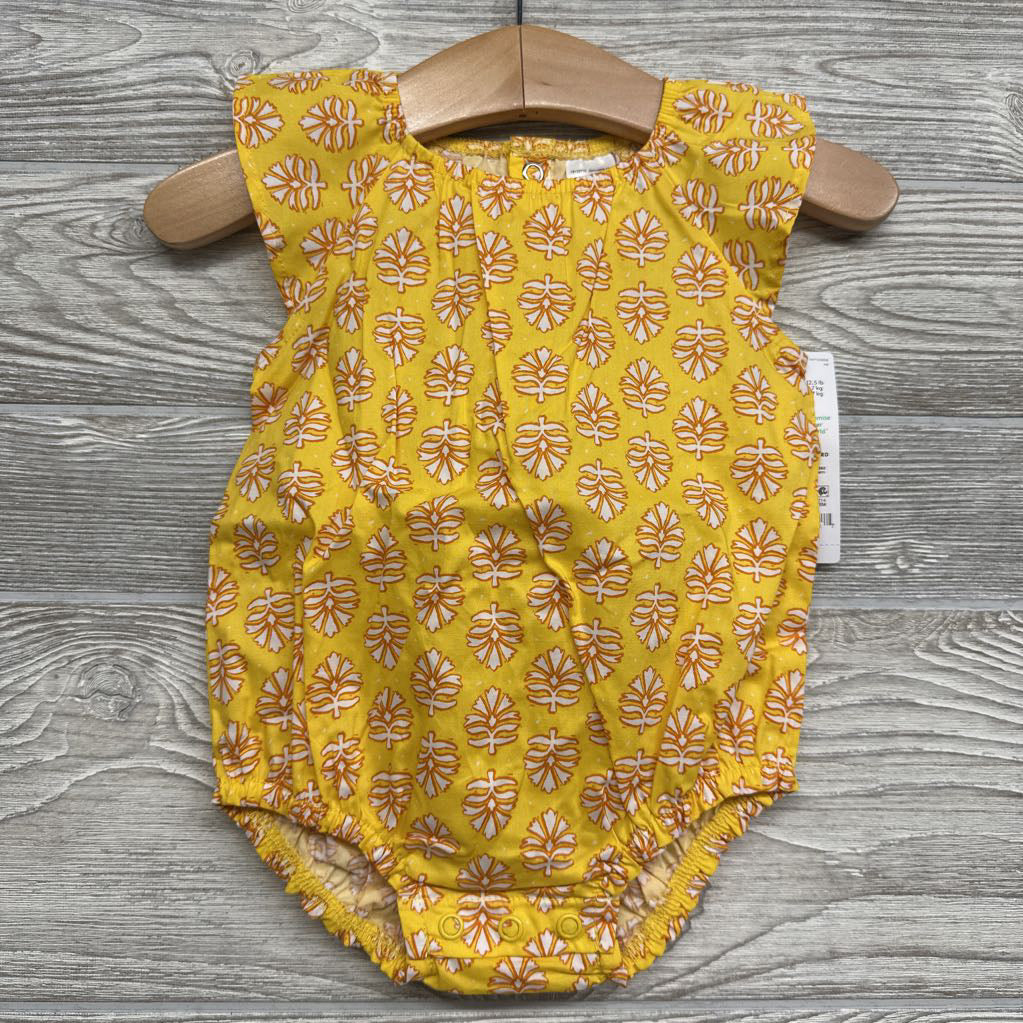 NEW Cap Sleeve Romper Flowers 3m