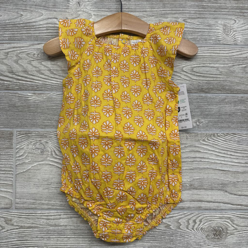 NEW Cap Sleeve Romper Flowers 12m