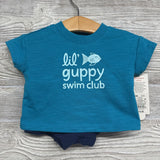 NEW Shirt & Shorts Lil' Guppy Swim Club nb