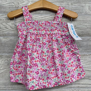 NEW Smocked Tank Top & Bike Shorts Flowers 12m