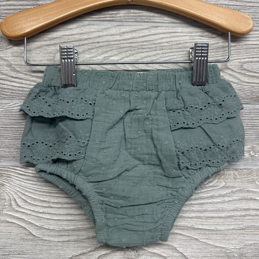 NEW Gauze Eyelet Shirt & Bummies 6-9m