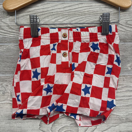NEW Button Up Shirt & Shorts Checker Stars 18m