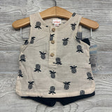 NEW Gauze Tank Top & Shorts Pineapples 3-6m
