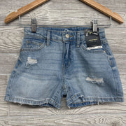 NEW High Rise Relaxed Denim Shorts 6-7