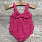NEW Tank Eyelet Romper Bow 12m