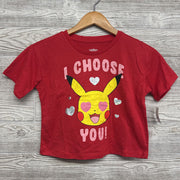 NEW Cropped Shirt I Choose You Pikachu 10-12