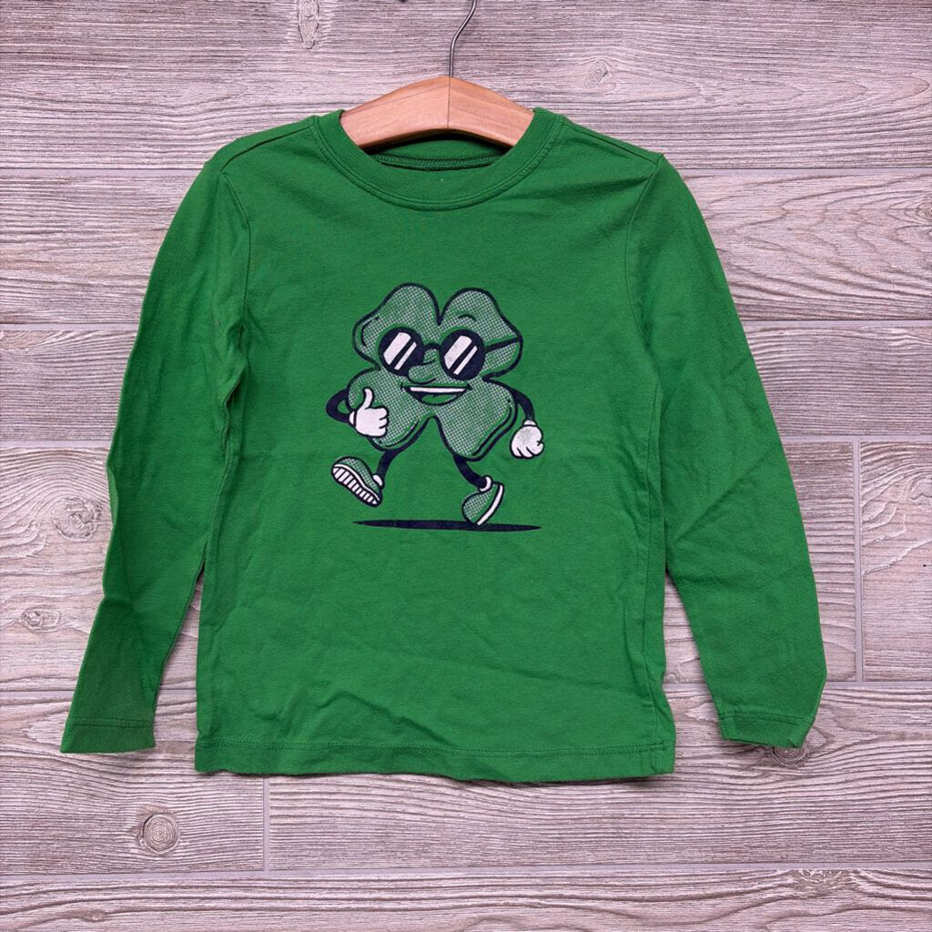 LS Shirt Clover Thumbs Up 4t