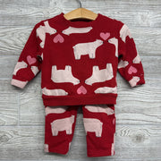 Crewneck & Sweatpants Polar Bears Hearts 6-12m