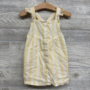 Tank Button Up Dress Stripes 12m