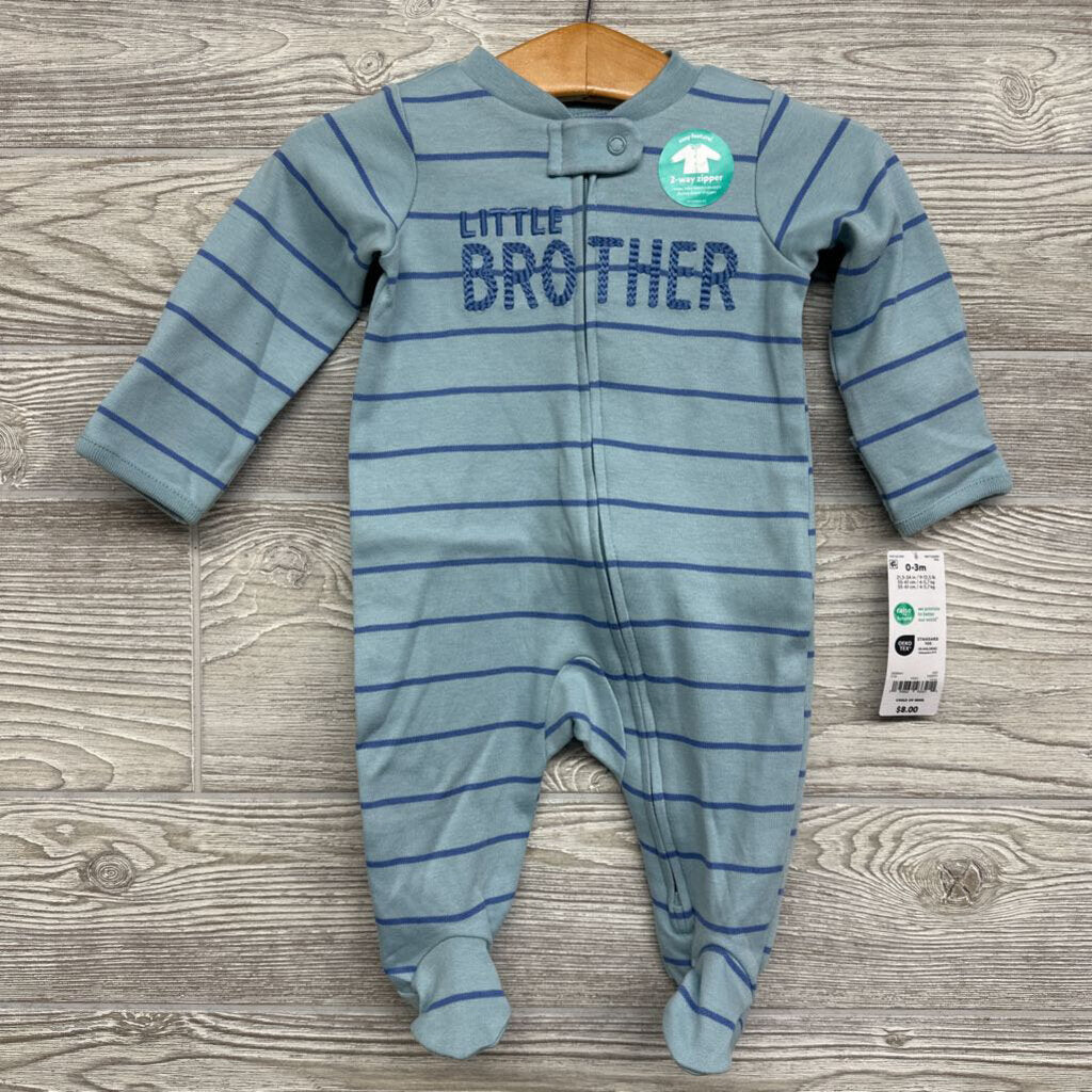 NEW Sleeper Stripes Little Brother 0-3m