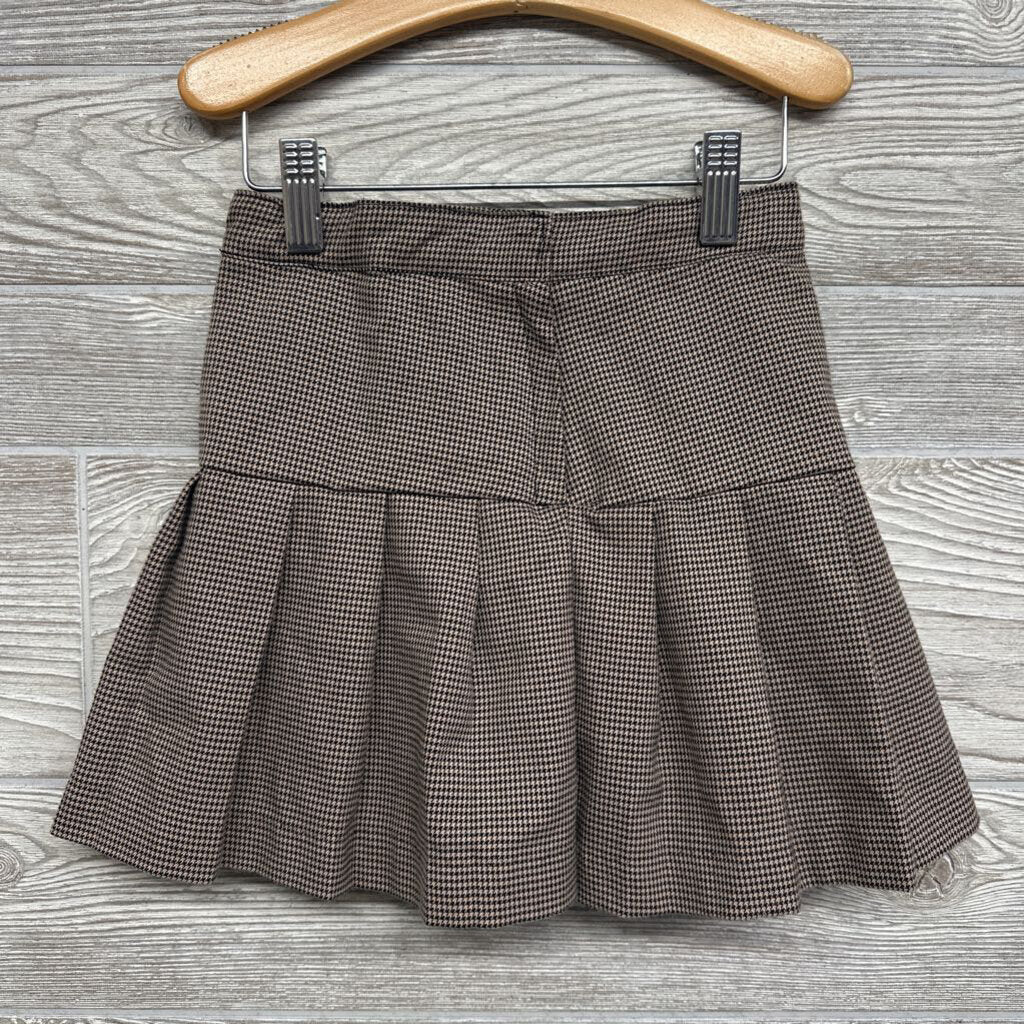 Pleated Skirt Houndstooth 6