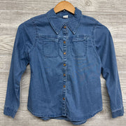 LS Chambray Button Up Shirt 9-10