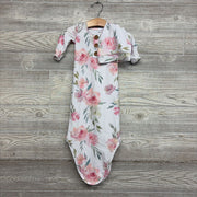 LS PJ Gown & Hat Flowers 0-3m