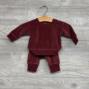 Ribbed Velour Shirt & Harem Pants nb