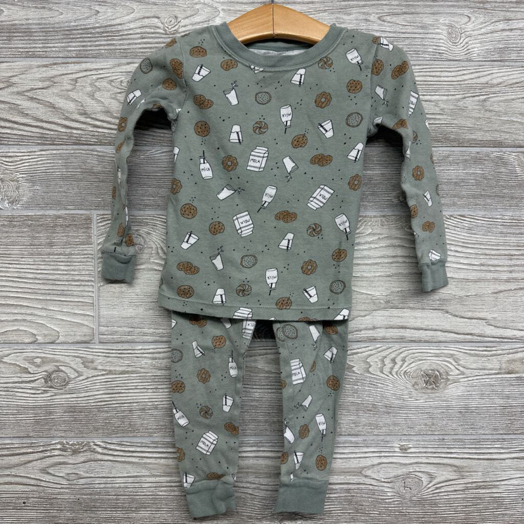 2 Pc Pj Cookies & Milk 3t