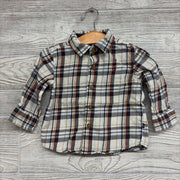 Plaid Button Up Shirt 12M