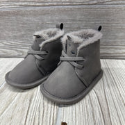 Faux Fur Line Soft Sole Shoes 0-3M