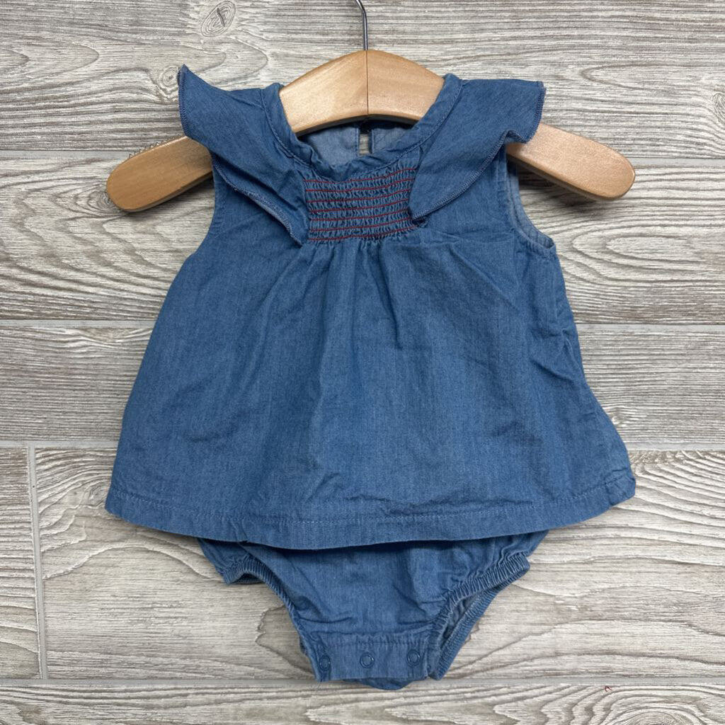 Chambray Sunsuit 9M