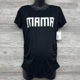 NEW Ruched Shirt Mama Medium