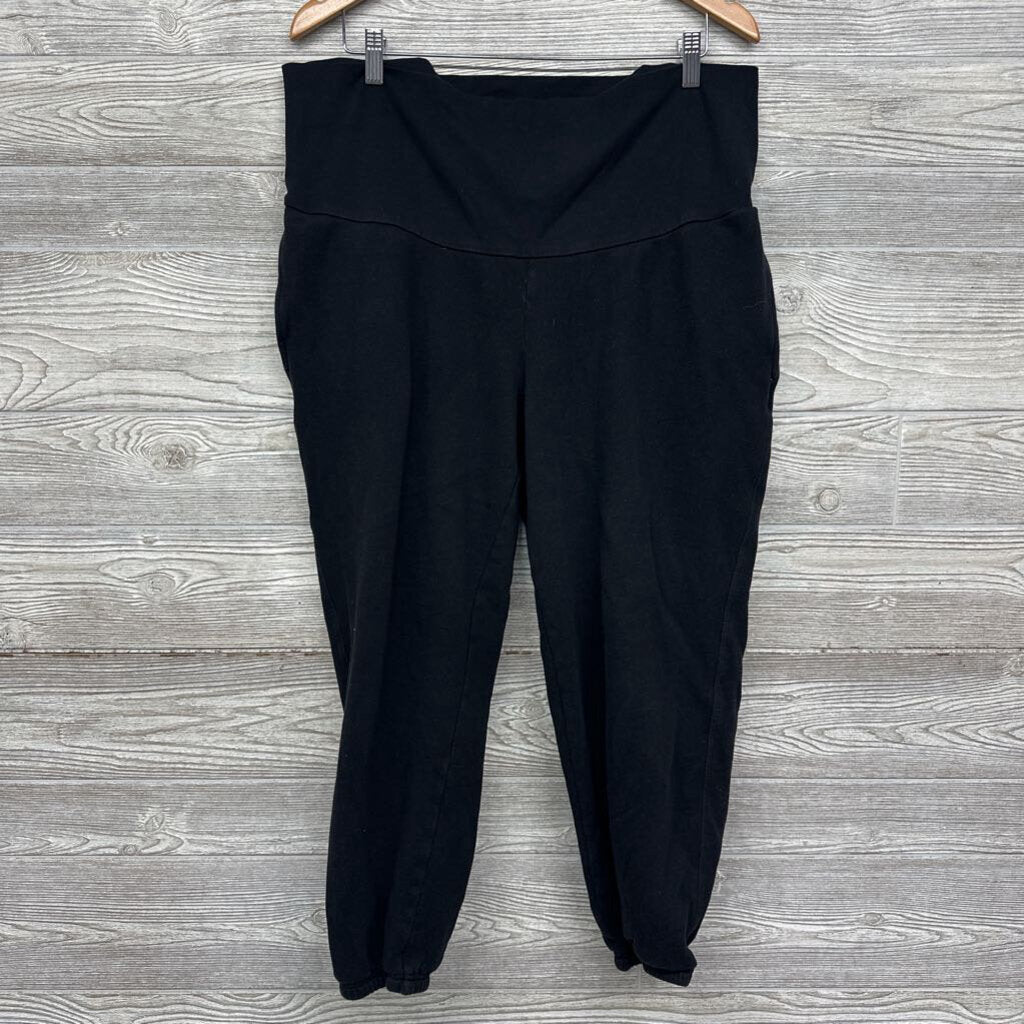 Rollover Waist Jogger Sweatpants Large