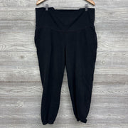 Rollover Waist Jogger Sweatpants Large