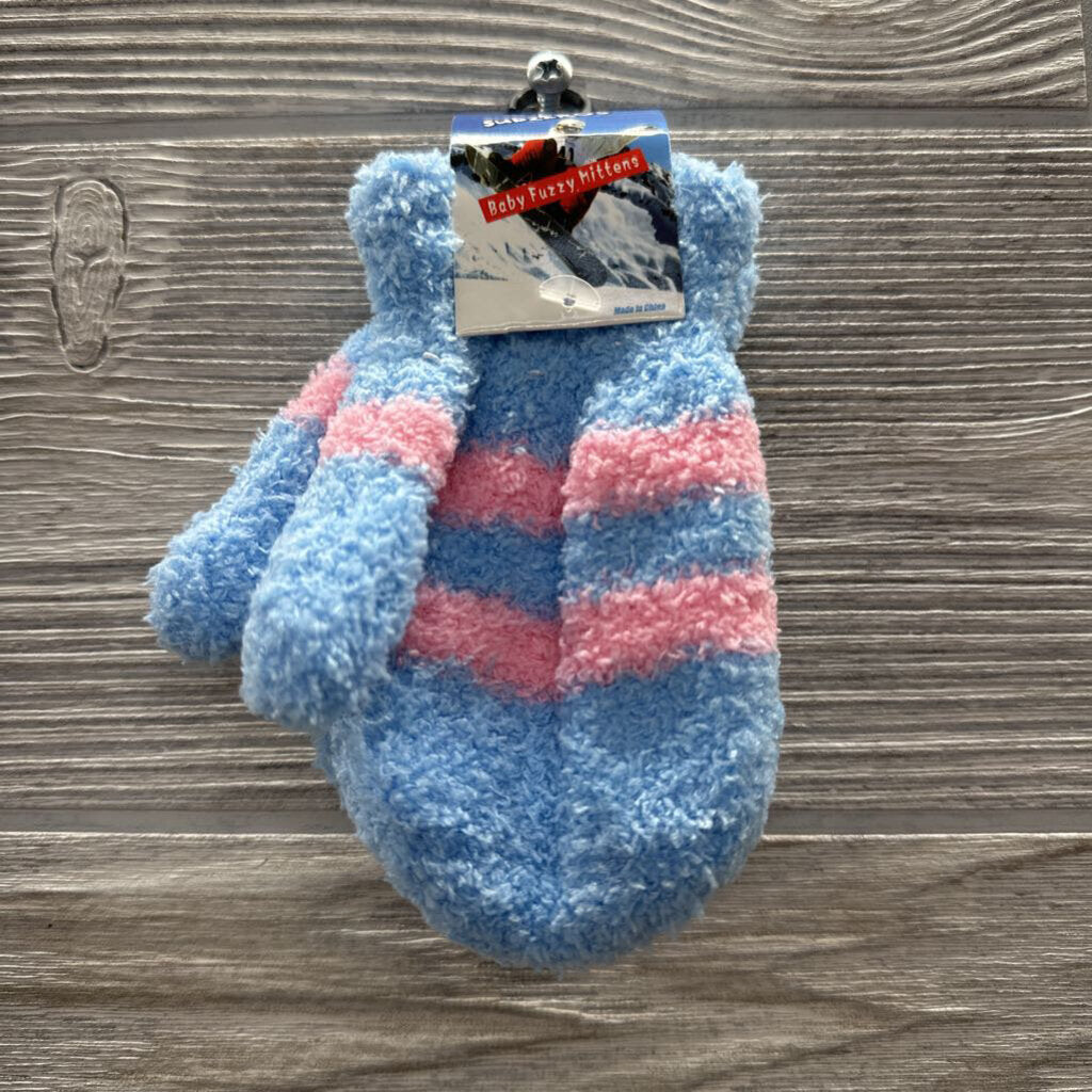 NEW Infant Fuzzy Mittens