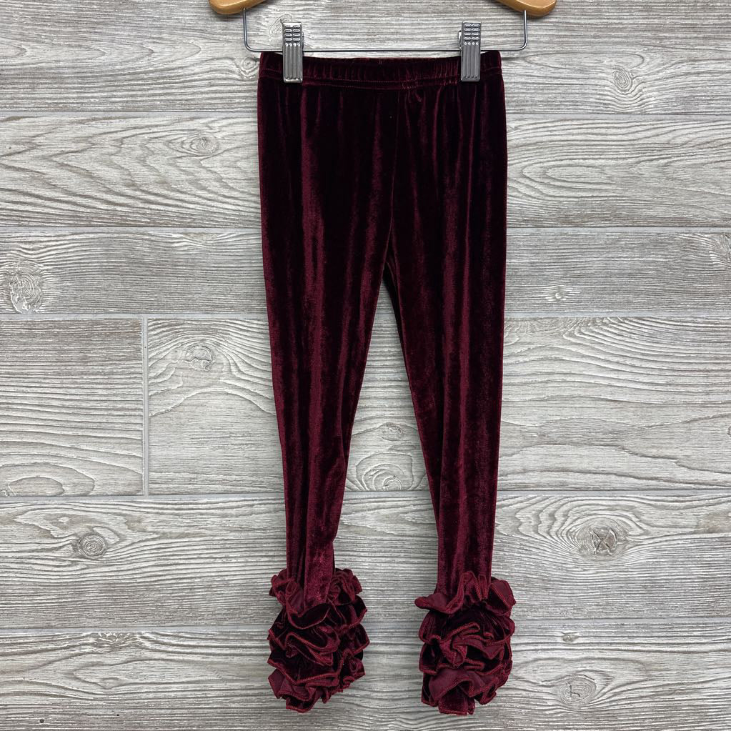 Velvet Ruffle Pants 4