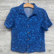 SS Button Up Shirt Sharks 5t