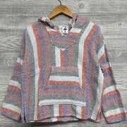 Oversized Baja Hoodie Kangaroo Pocket 10-12