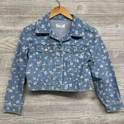 Denim Jacket Flowers 10-12