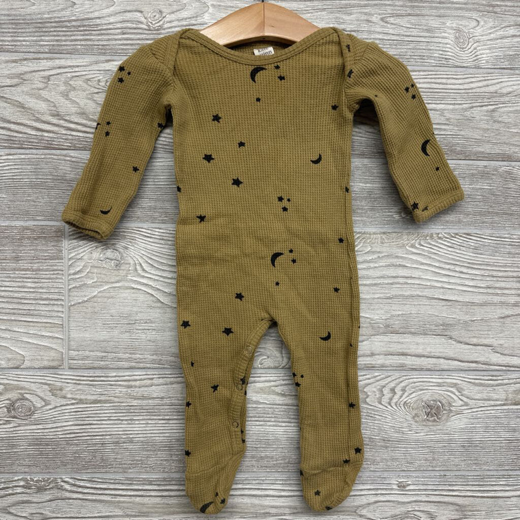 Lap Neck LS Thermal Outfit Stars Moons 0-3m