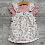 Pointelle Bodysuit & Jumper Strawberries 12m
