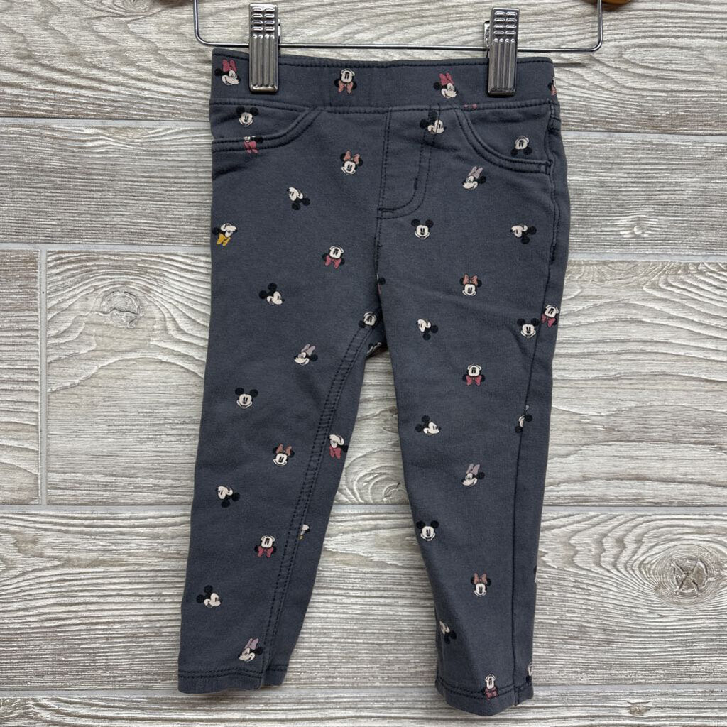 Jeggings Minnie Mickey Mouse 12m