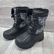 Snow Boots Toggle Lace Up Printed 2y