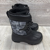 Snow Boots Toggle Lace Up Printed 2y