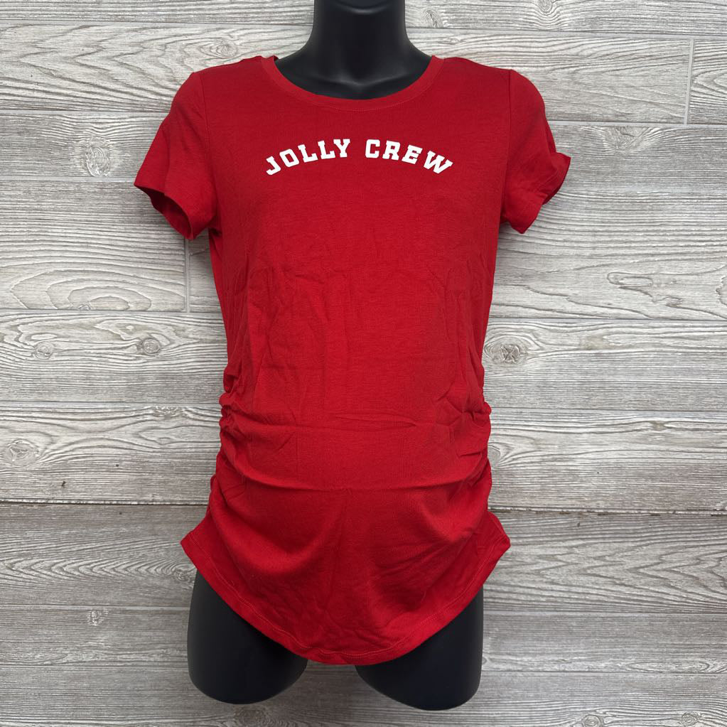 NEW Ruched Shirt Jolly Crew Small