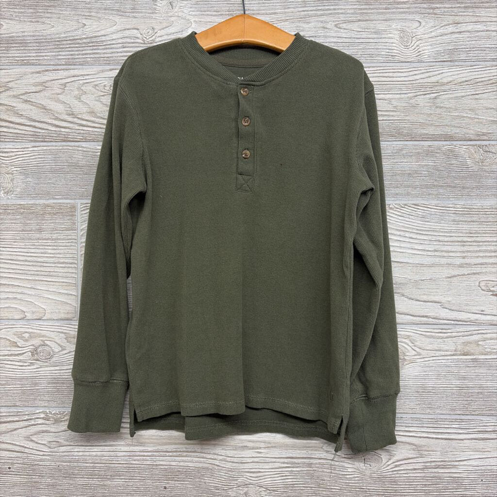 Ribbed Henley Shirt 8