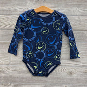 LS Bodysuit Smiley Faces Just Do It 24m