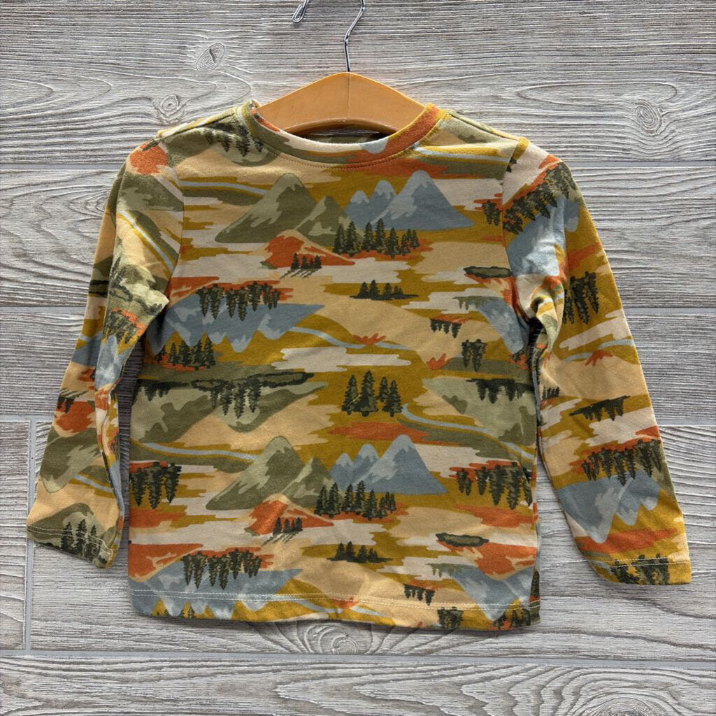 LS Shirt Mountains Trees 2t
