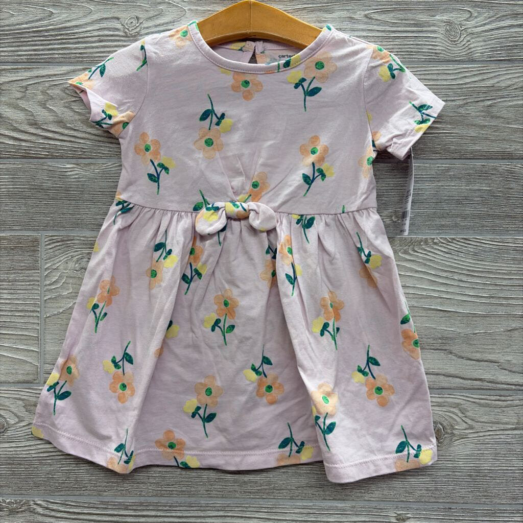 NEW Dress Flowers Bow 18m