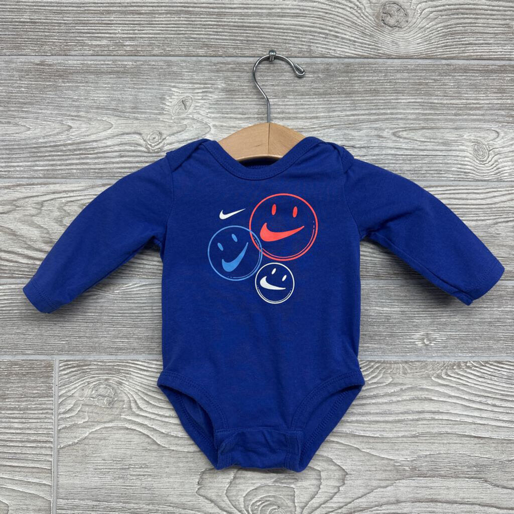 LS Bodysuit Swoosh Smiley Faces 3m