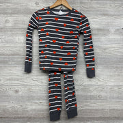 2 Pc LS PJs Stripes Hearts