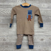 2 Pc LS PJs Bear Gaming Stripes 18m