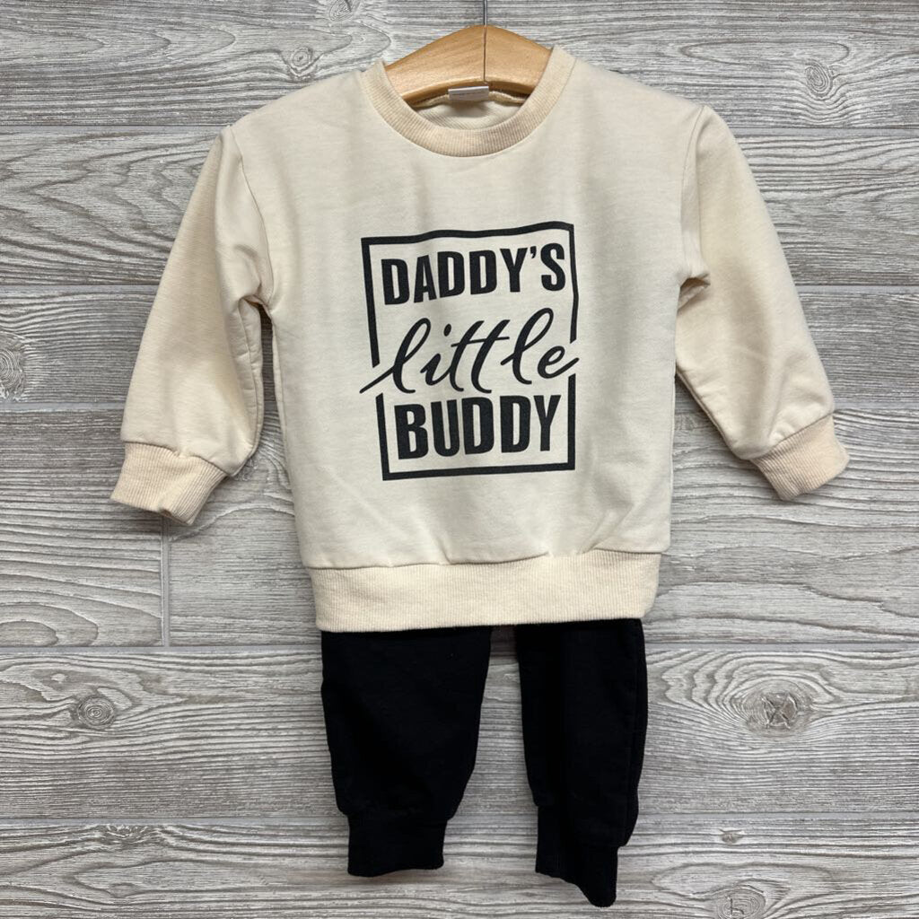 Crewneck Daddy's Little Buddy 12-18m