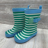 NEW Rain Boots Stripes 5/6c