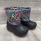 Light Up Snow Boots Animal Print 7/8c