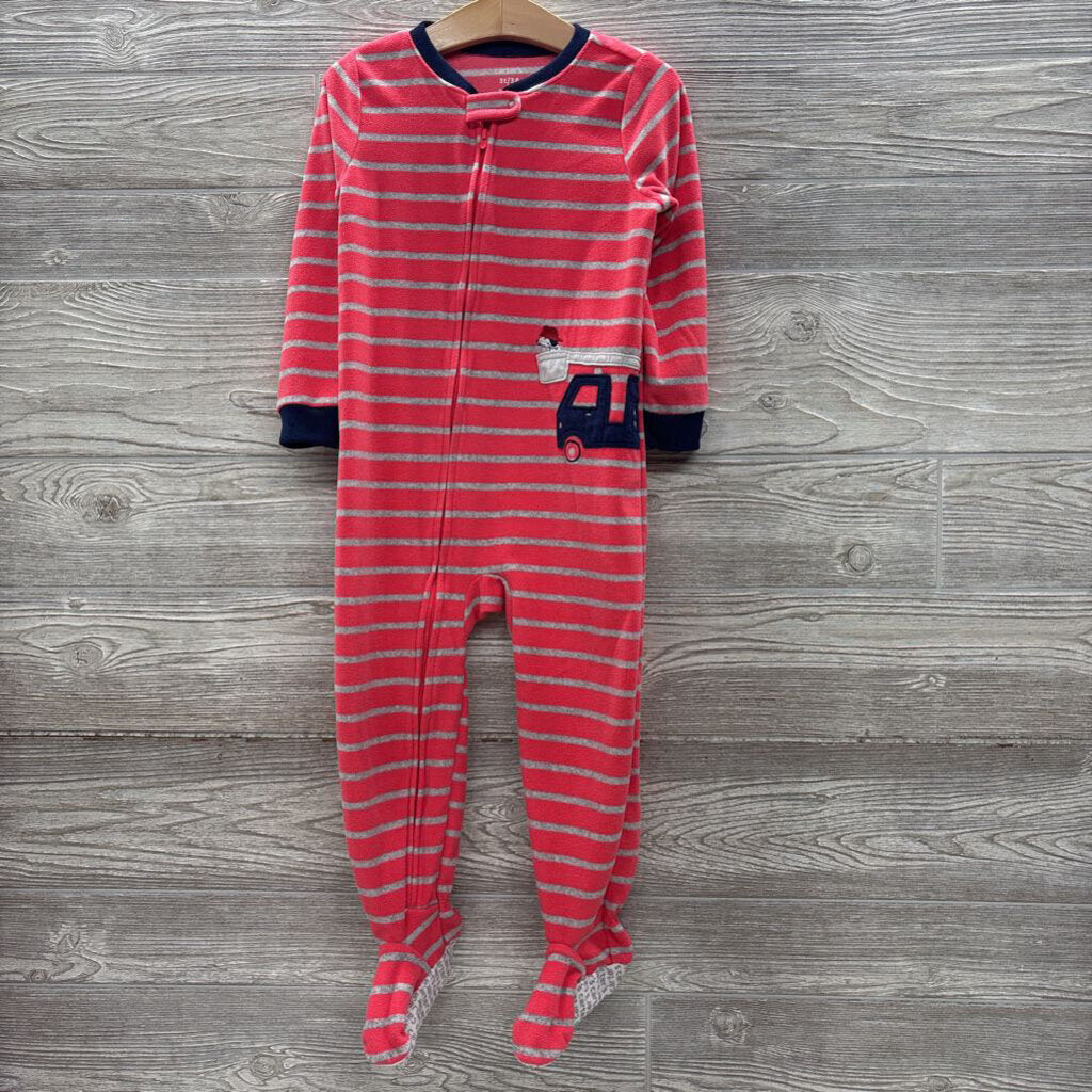 Blanket Sleeper Stripes Fire Truck 3t