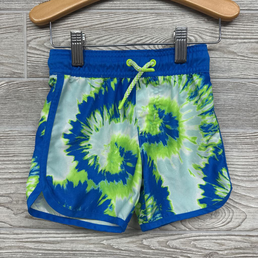 Drawstring Swim Trunks Tie Dye 2t