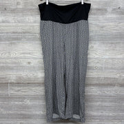 NEW Wide Leg Pants Flowers XL